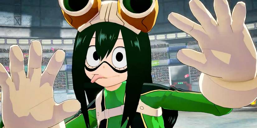 PS4 My Hero Academia One's Justice 2 Jeu Tsuyu Asui Froppy Aspiration Mains