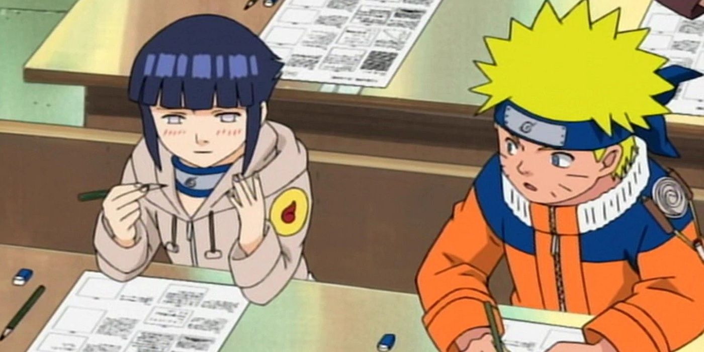 When The Chunin Exam Written Test Began. 