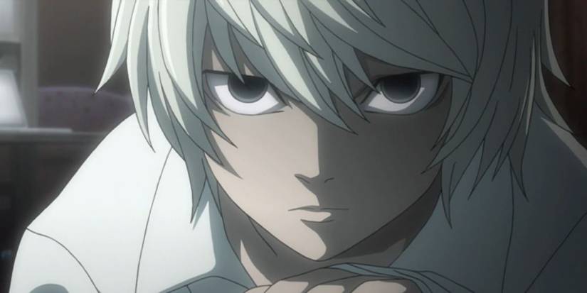 Near (Death Note) sitting staring