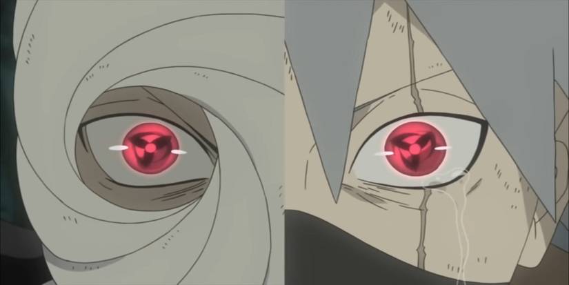 Obito Kakashi Mangekyou Sharingan Awakened