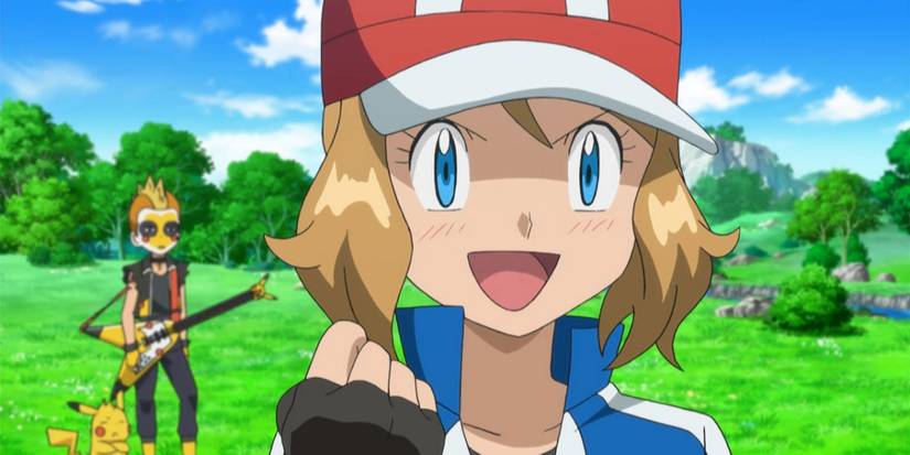 serena dressed as ash