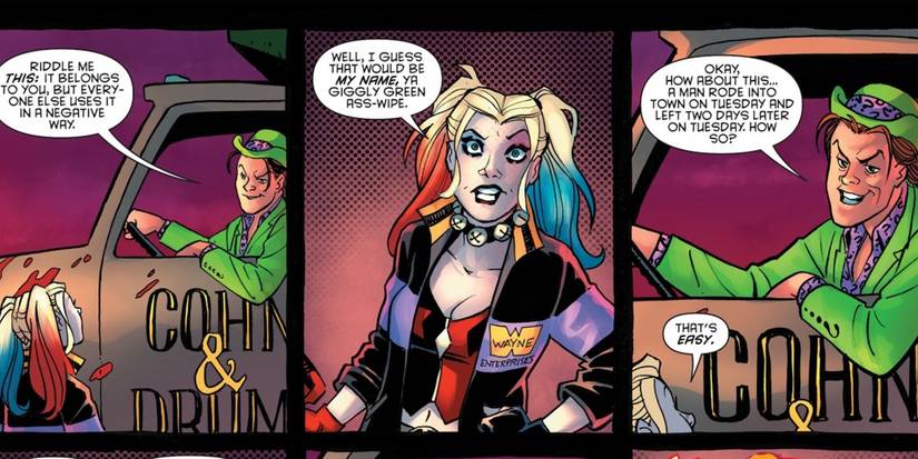 Harley Quinn Just Out-Riddled the Riddler