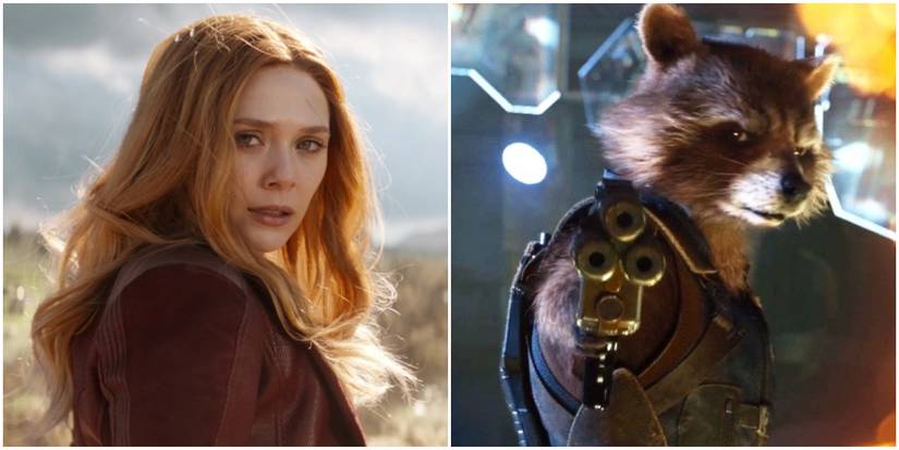 Scarlet Witch And Rocket Raccoon