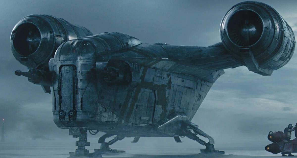 Life-Size Replica of The Mandalorian's Razor Crest Destroyed
