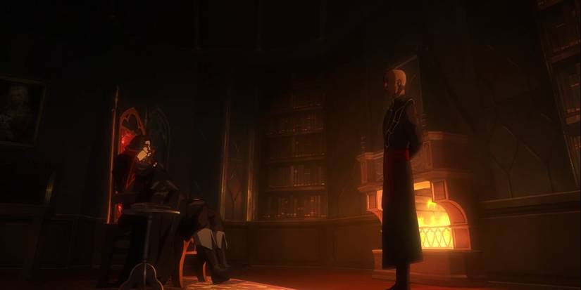 Isaac reporting to Dracula.