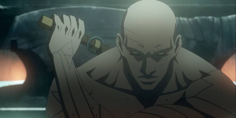 Isaac whipping himself.