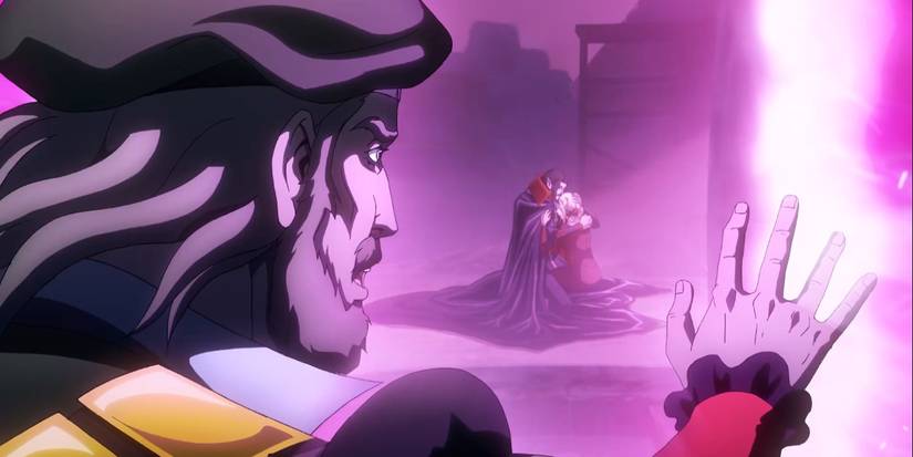 Dracula and Lisa in hell.