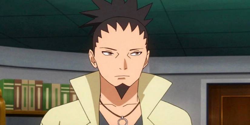 Shikamaru looking concerned in Boruto