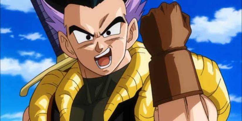 Anime Super Dragon Ball Heroes Older Gotenks Excited