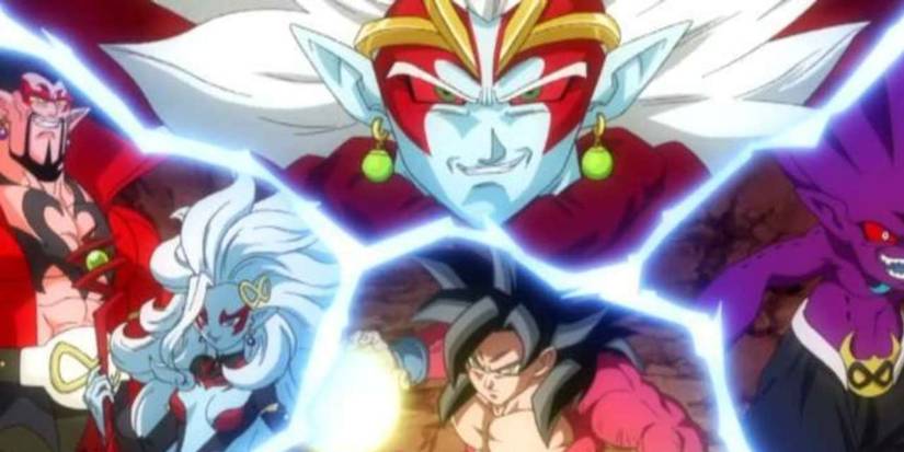Anime Super Dragon Ball Heroes Split Screen Villains