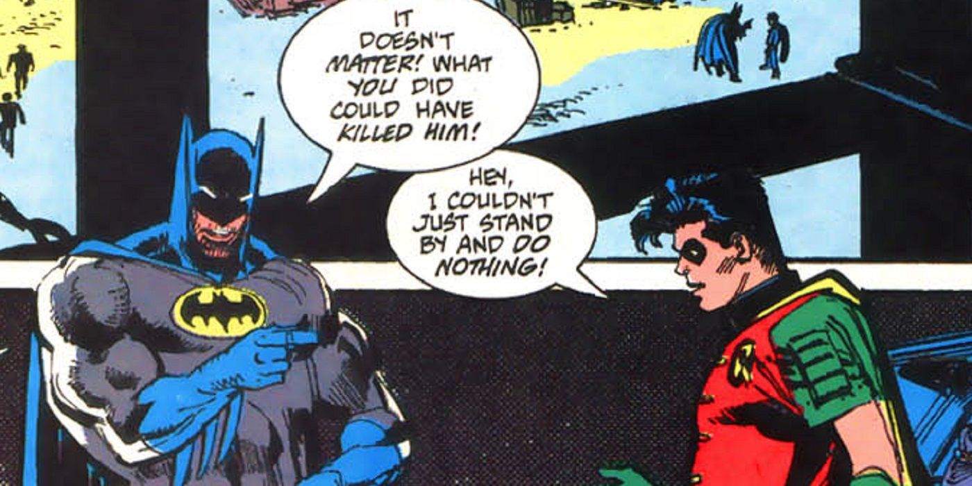 Batman and Robin's Angry Disagreement Right Before Bane 'Broke' Batman