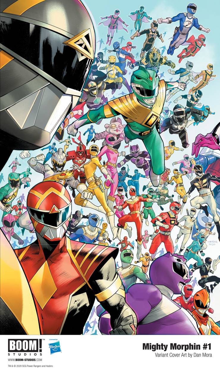 Novo Ranger verde aparece na prévia de Mighty Morphin #1