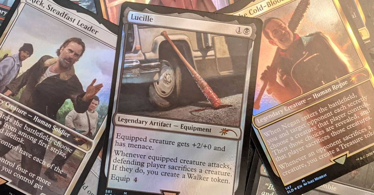 twd cards mtg Negan, the Cold Blooded 60 Second EDH Deck Tech #twd #mtg #edh #magic #magicthegathering #thattcgguy #decktech #thewalkingdead #negan #fyp #dailymtg Legendary Creature VIDEO: Magic: The Gathering -