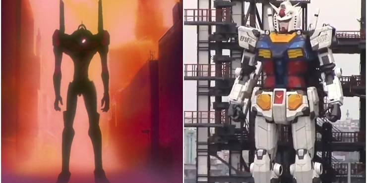 EVA Gundam højde sammenlign