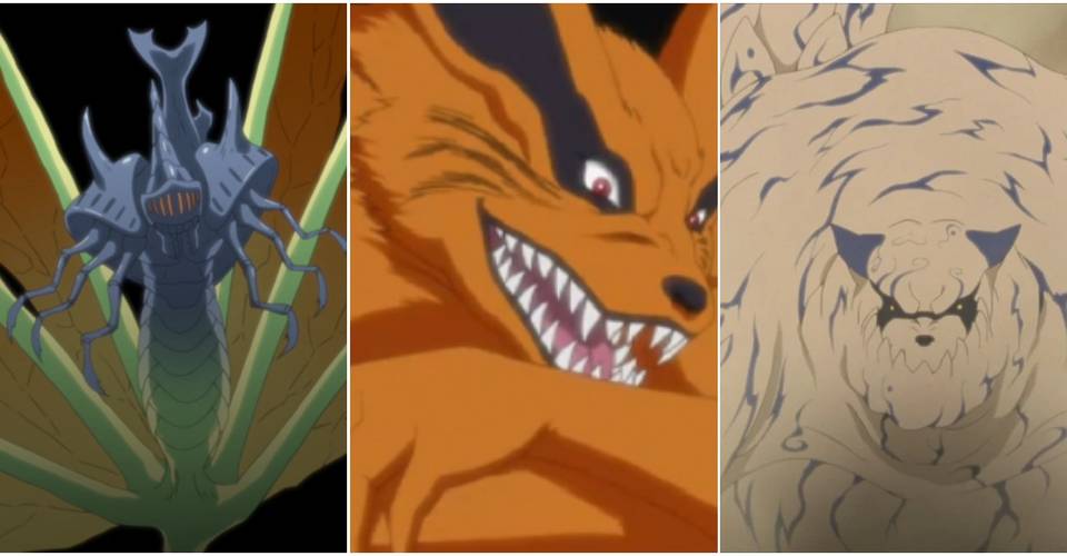 Naruto The 9 Tailed Beasts Ranked From Weakest To Strongest
