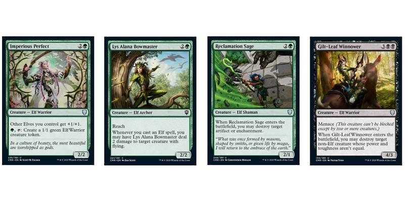 Magic: The Gathering - Building a Black-Green Elves Deck in Commander ...