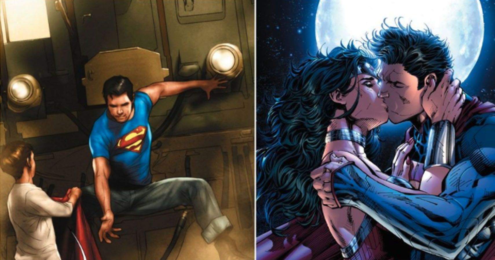 Woman superman wonder and Wonder Woman