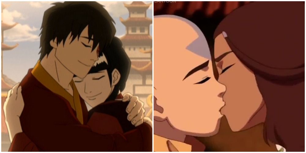 zuko and katara kiss episode