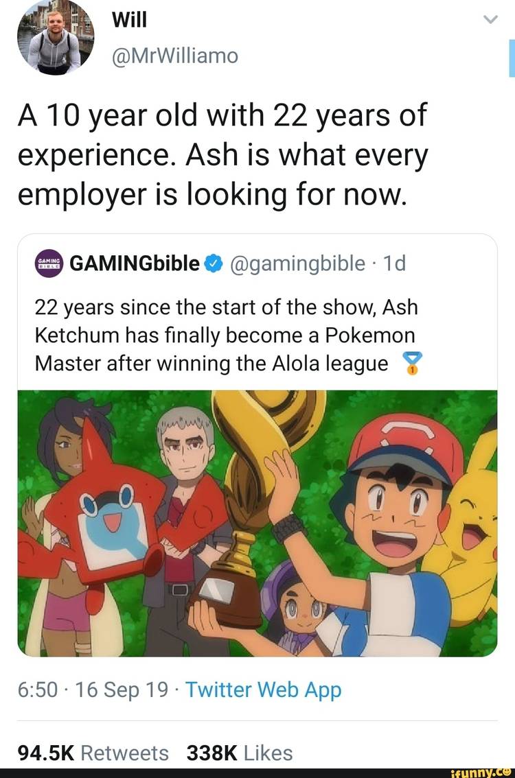 Pokémon: 10 Hilarious Ash Ketchum Memes That Are 