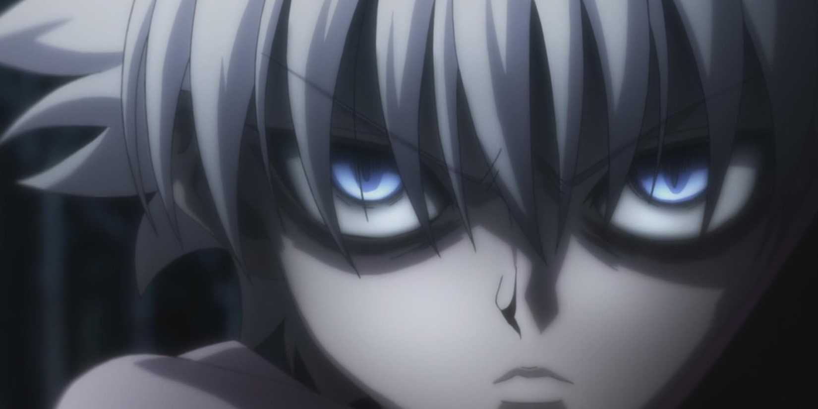 Hunter X Hunter's Killua Zoldyck With Intense Eyes