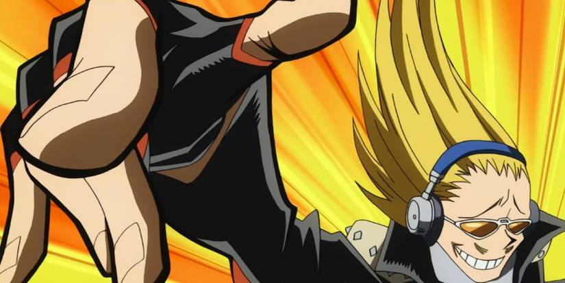 Present Mic from My Hero Academia posing