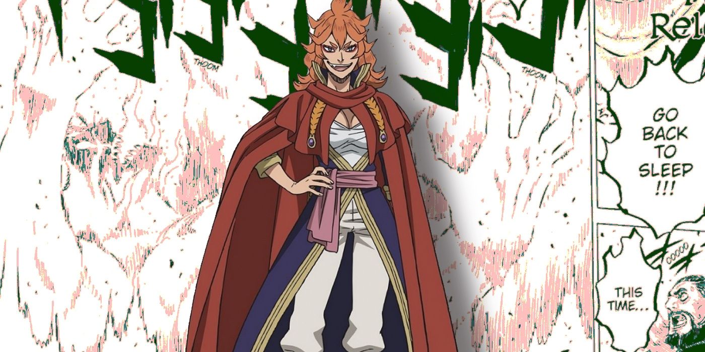 Black Clover Mereoleona Debuts A Fiery New Spell In The Clover Kingdom Invasion 7351