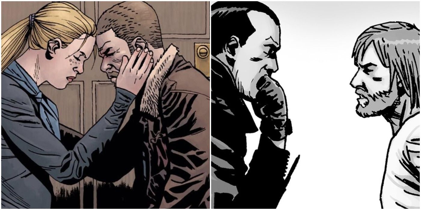 The Walking Dead 10 Things You Didn T Know About Rick Negan S Rivalry
