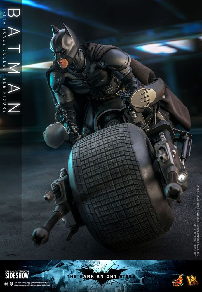 The Dark Knight's Batman and Bat-Pod Rev up With Hot Toys