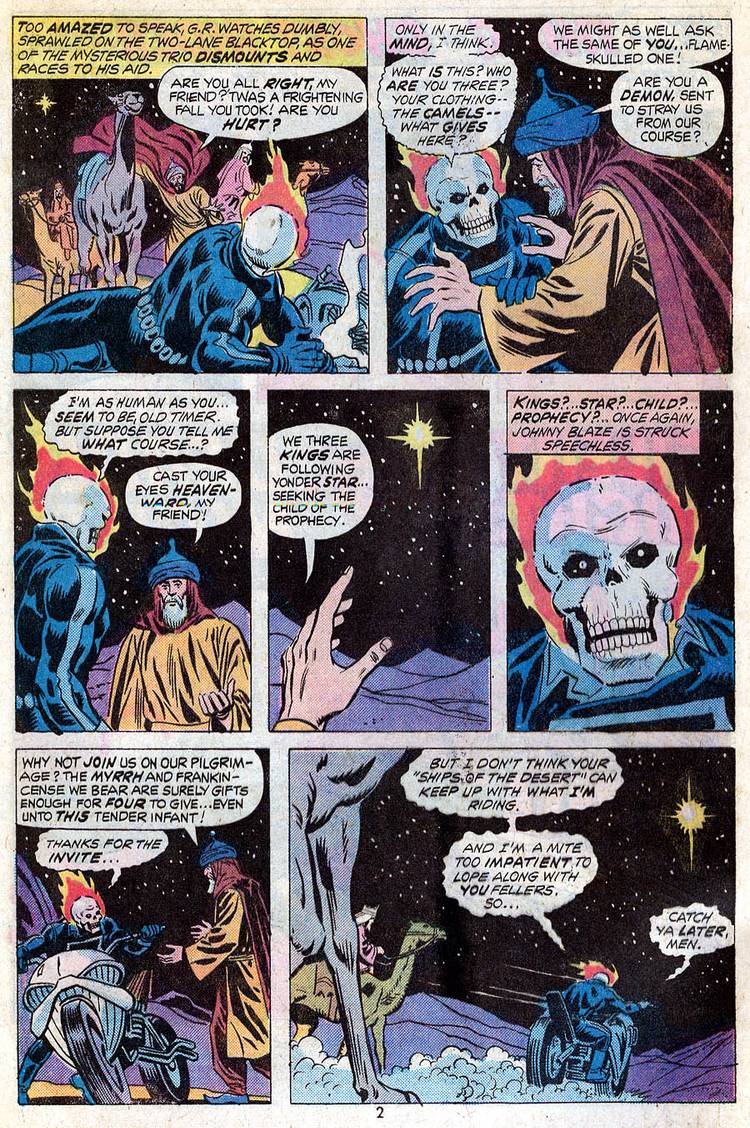 That Time the Thing and Ghost Rider Were Two-Thirds of the Three Wise Men