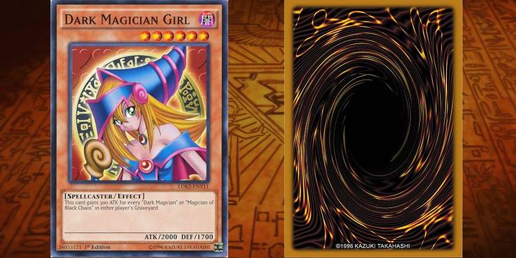 Dark Magician Girl Carta di Yu Gi Oh