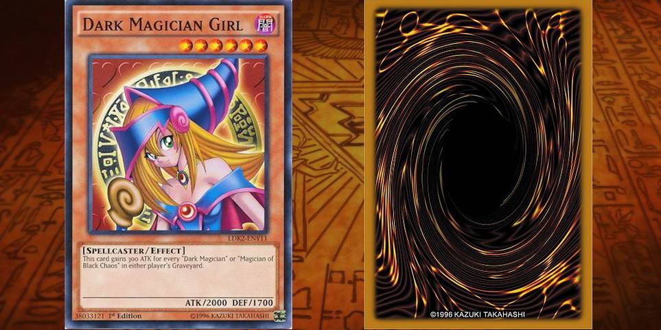 Dark Magician Girl Carta di Yu Gi Oh
