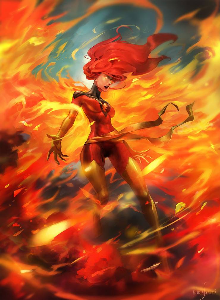 X-Men: 10 Dark Phoenix Fan Art Pics That Would Panic Even The Galactus 14 Image result for Dark phoenix fan art arkuni