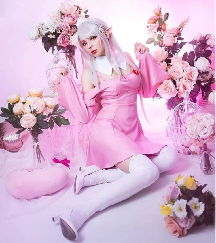 re zero emilia pink dress Pop Up Parade Emilia: Memory Snow Ver. Re:Zero Starting Life in Another World