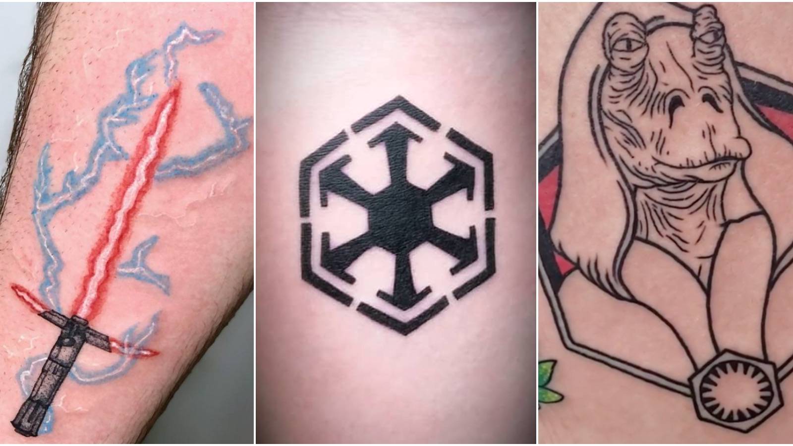 Small Star Wars Tattoo Ideas for Dark Side Fans