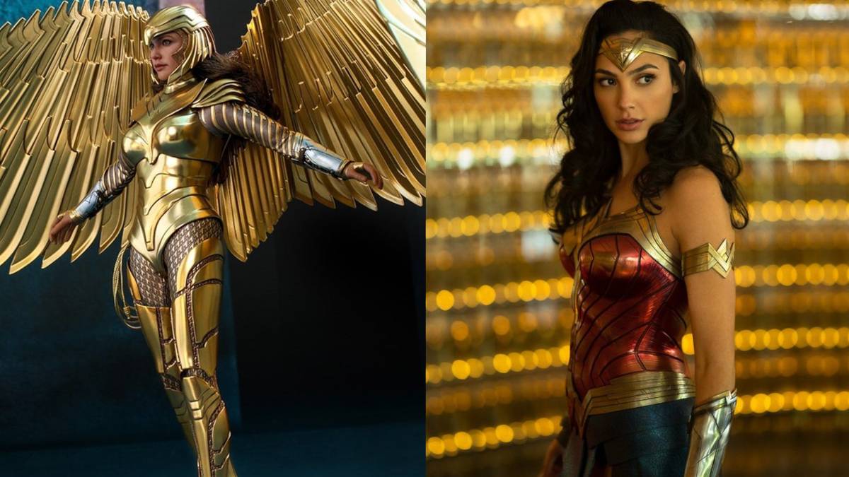 wonder woman gold dress 10 Things You Didn't Know About Gal Gadot's Costume golden wonder woman vs darkest knight