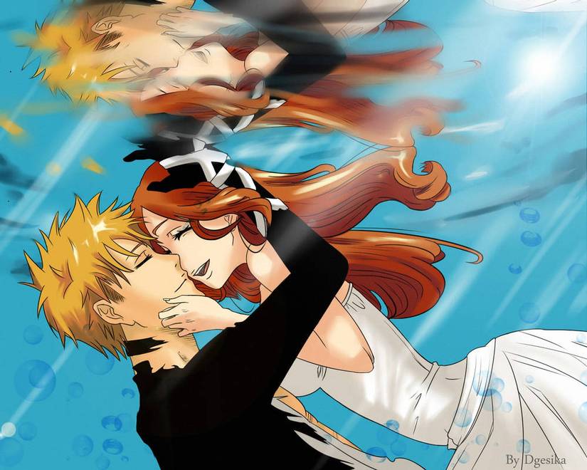 Bleach 10 Lovely Ichigo Orihime Fan Art You Have To See Bleach 10 Lovely Ichigo Orihime Fan Art You Have To See