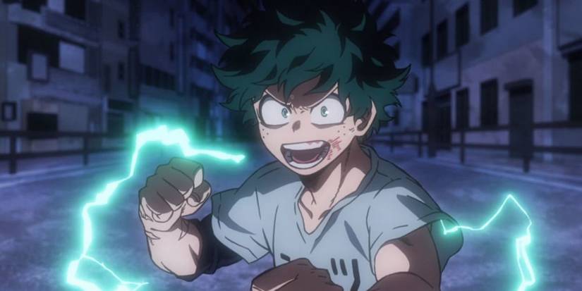 Izuku about to fight bakugo