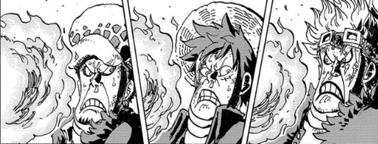 One Piece S Kaido Big Mom Battle Features A Hilarious Luffy Law Kid Moment One Piece S Kaido Big Mom Battle Features A Hilarious Luffy Law Kid Moment