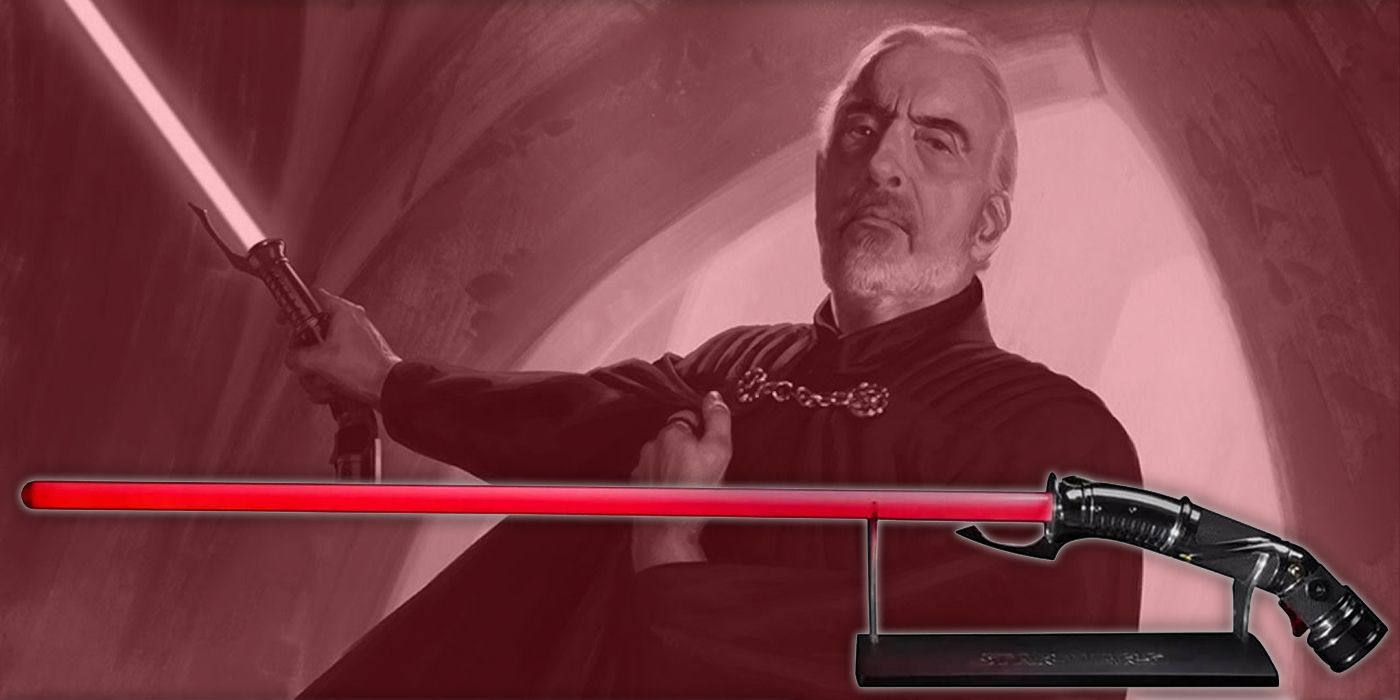 the black series count dooku force fx lightsaber