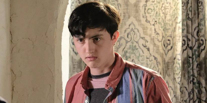 Demetri in a closeup in the Cobra Kai TV series