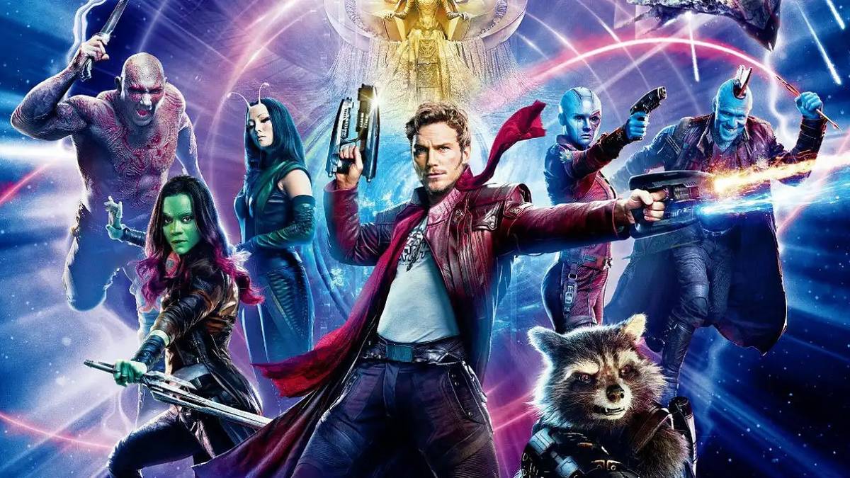 GOTG Holiday Special Photos Reveal a Festively Flipped Police Car