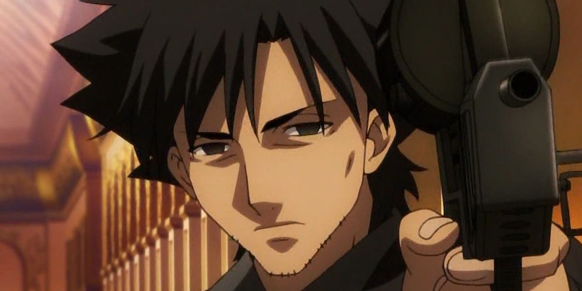 Kiritsugu Assassinating An Enemy In Fate Zero Anime
