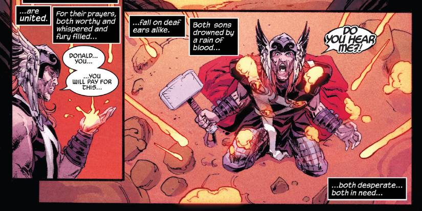 Thor: Donald Blake Is Chopping Down Yggdrasil, the World Tree