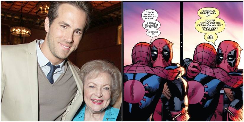 ryan reynolds betty white deadpool spider-man