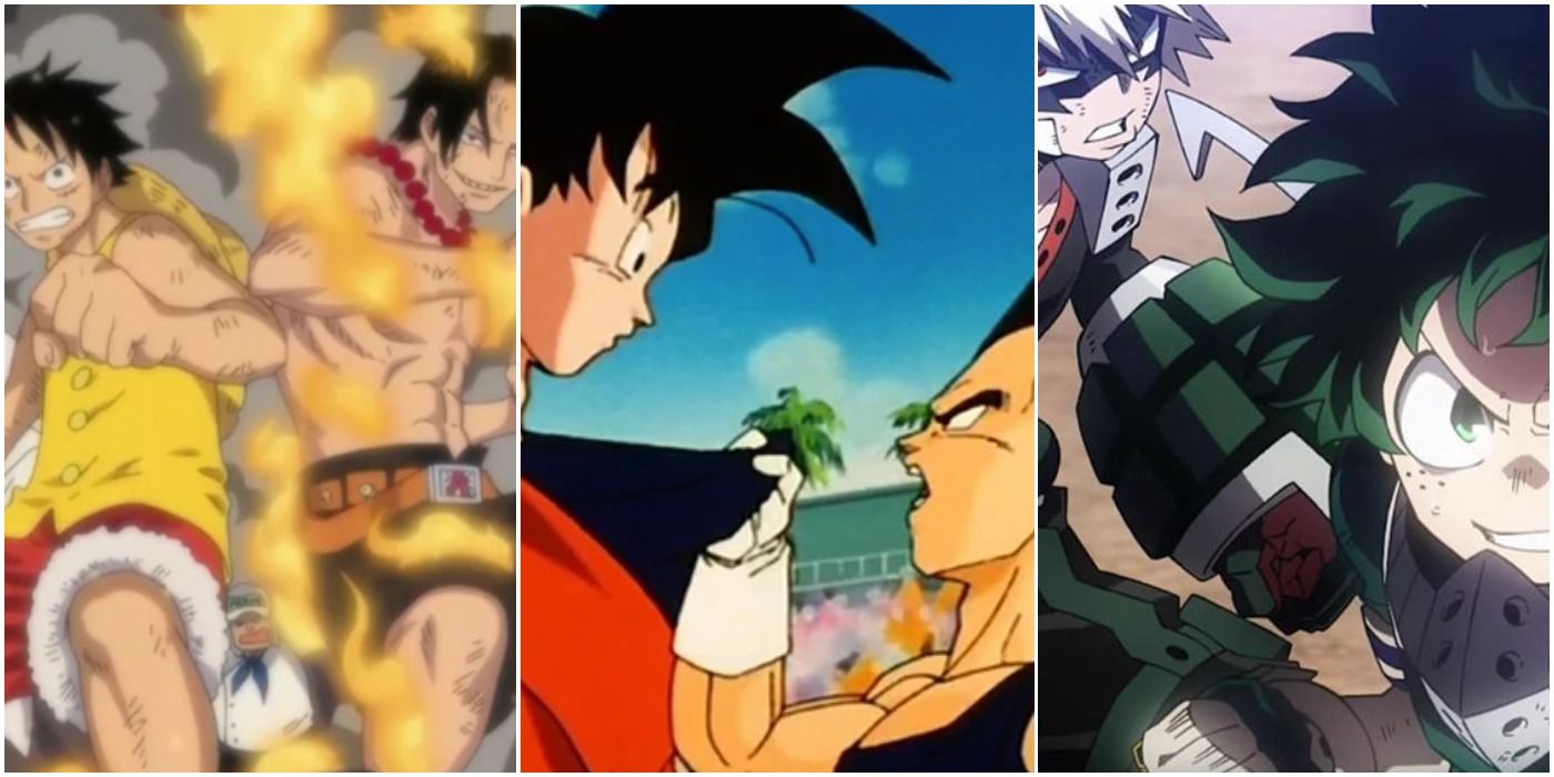 10 Anime Rivalries That Are Also Friendships Cbr