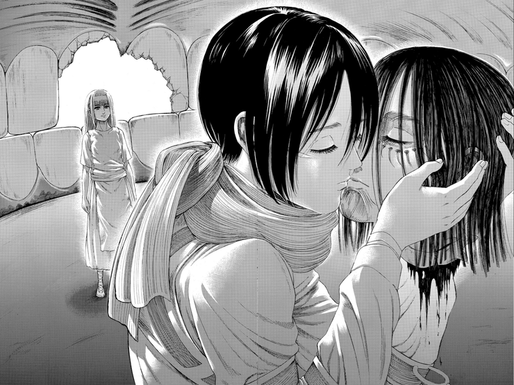 Attack On Titan S Penultimate Chapter Features A First Kiss And A Final Good Bye