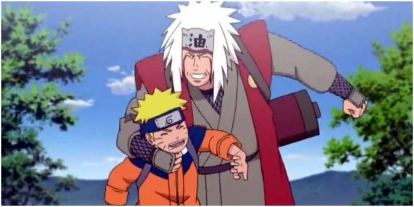 Naruto and Jiraiya