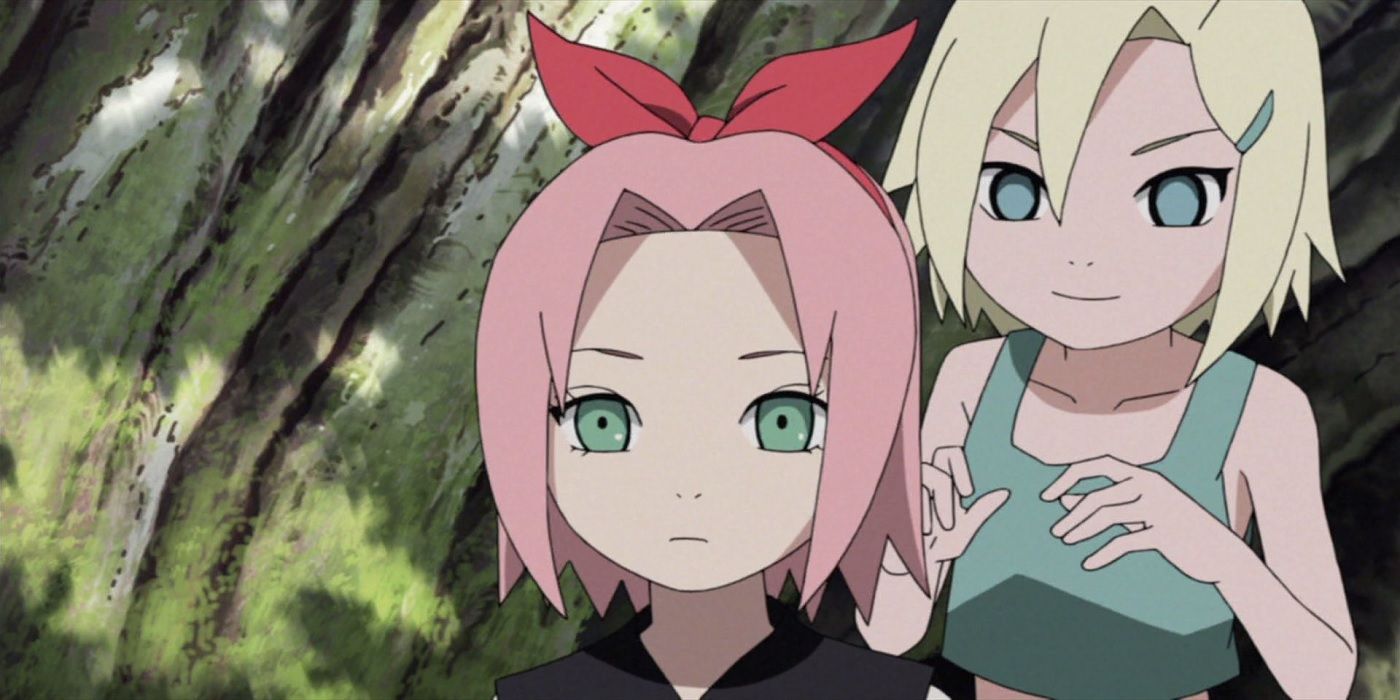 Naruto Young Ino And Sakura