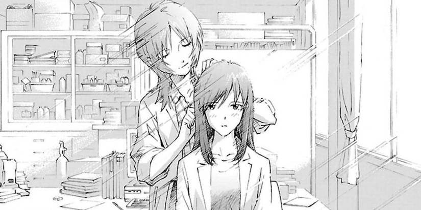 Manga Neon Genesis Evangelion Yui Mari Brushing Hair