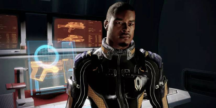 Jacob Taylor on the Normandy in Mass Effect